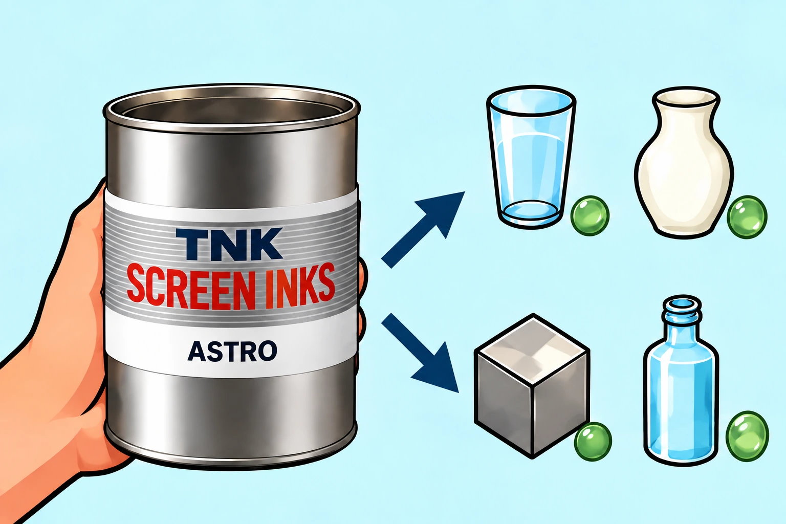ภาพขั้นตอนจากคู่มือ: ASTRO ADHESIVE และตัวอย่างชิ้นงาน